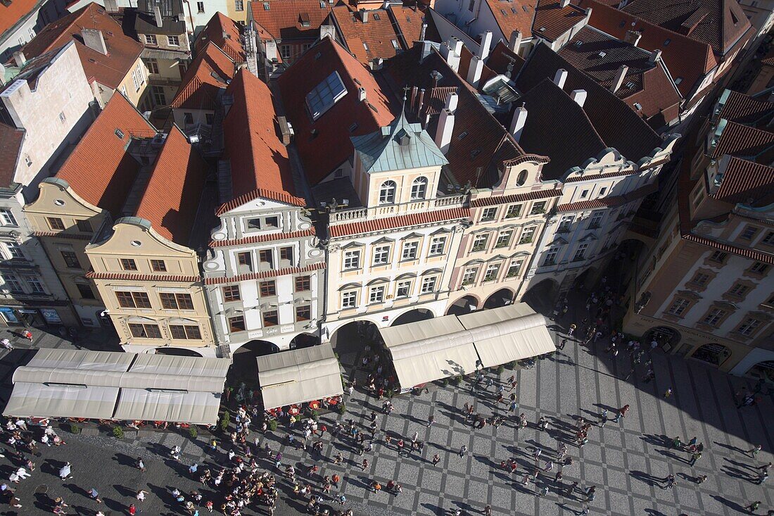 Palaces in the Old town Stare Mesto, Prague, Czech Republic