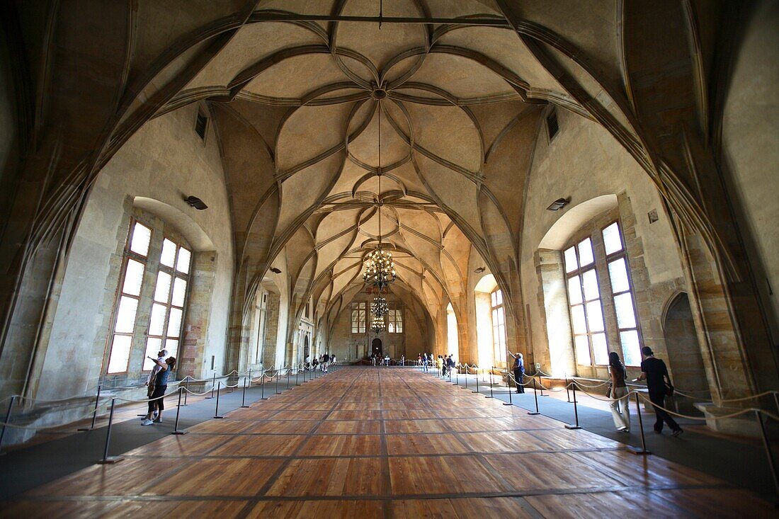 Vladislav Hall in the Hradcany Castle, Prague, Czech Republic