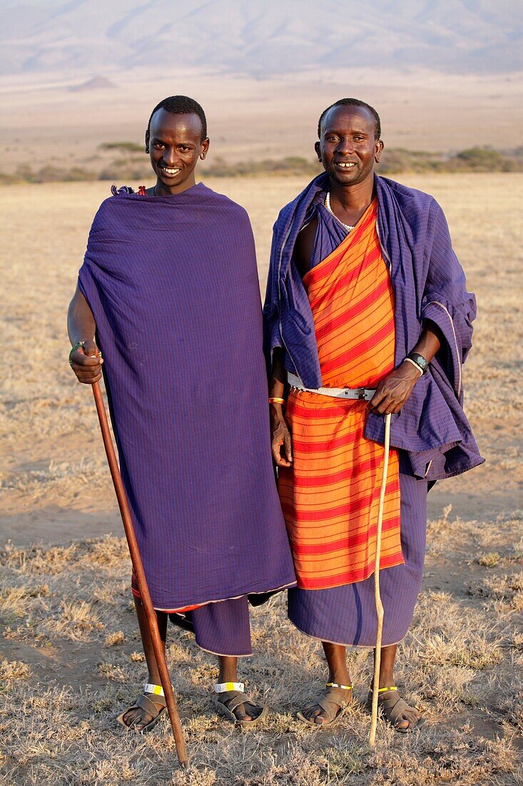 Maasai men, Ngogongoro conservation Area, Tanzania