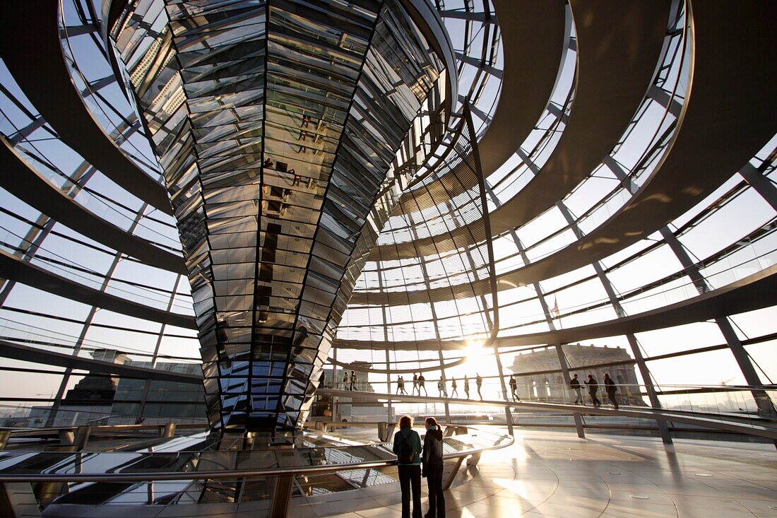 Modern architecture of Reichstag, Berlin, Germany