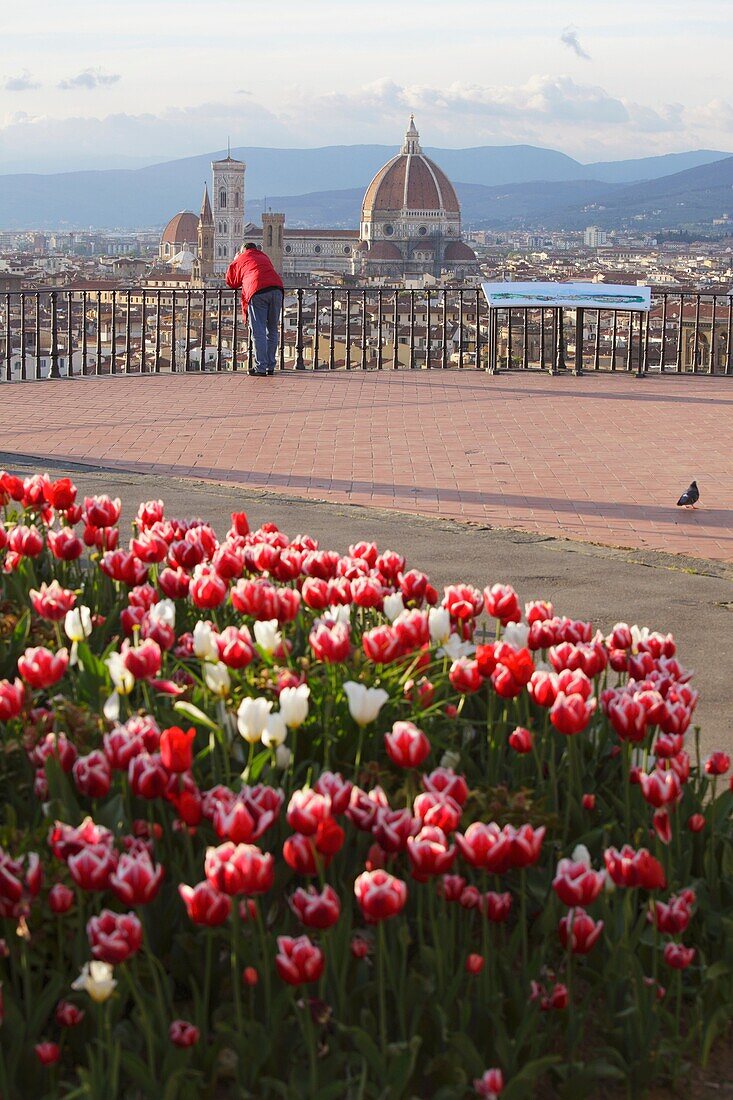 Florence seen from Piazzale Michelangelo, Florence, Italy