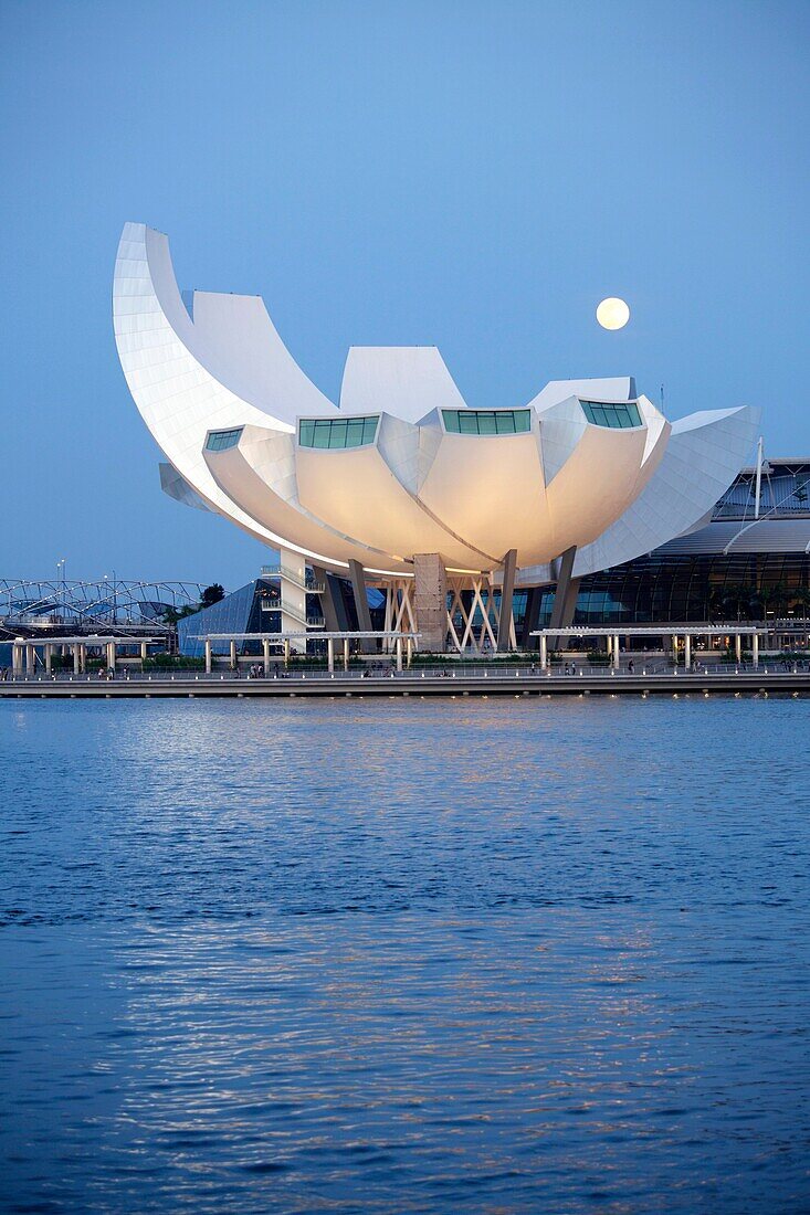 The lotus inspired ArtScience Museum at Marina Bay, Singapore