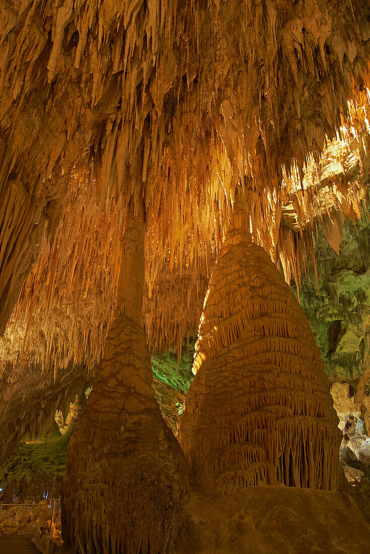 Carlsbad Cavern, Tropfsteinhöhle, Carlsbad Caverns National Park, UNESCO Weltnaturerbe, New Mexico, USA, Amerika