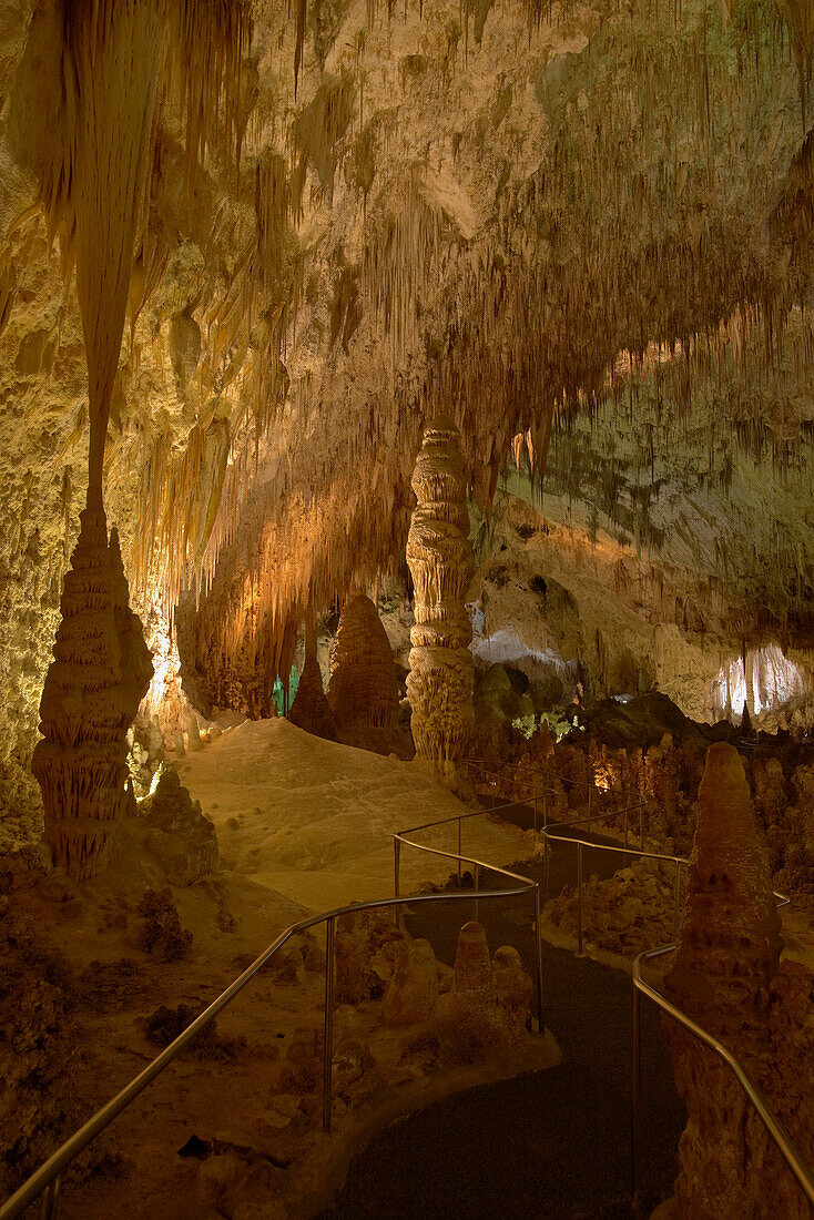 Carlsbad Cavern, Tropfsteinhöhle, Carlsbad Caverns National Park, UNESCO Weltnaturerbe, New Mexico, USA, Amerika