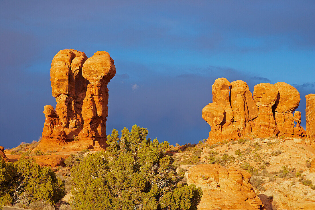 Arches National Park, Formation of Rock, Utah, USA, America