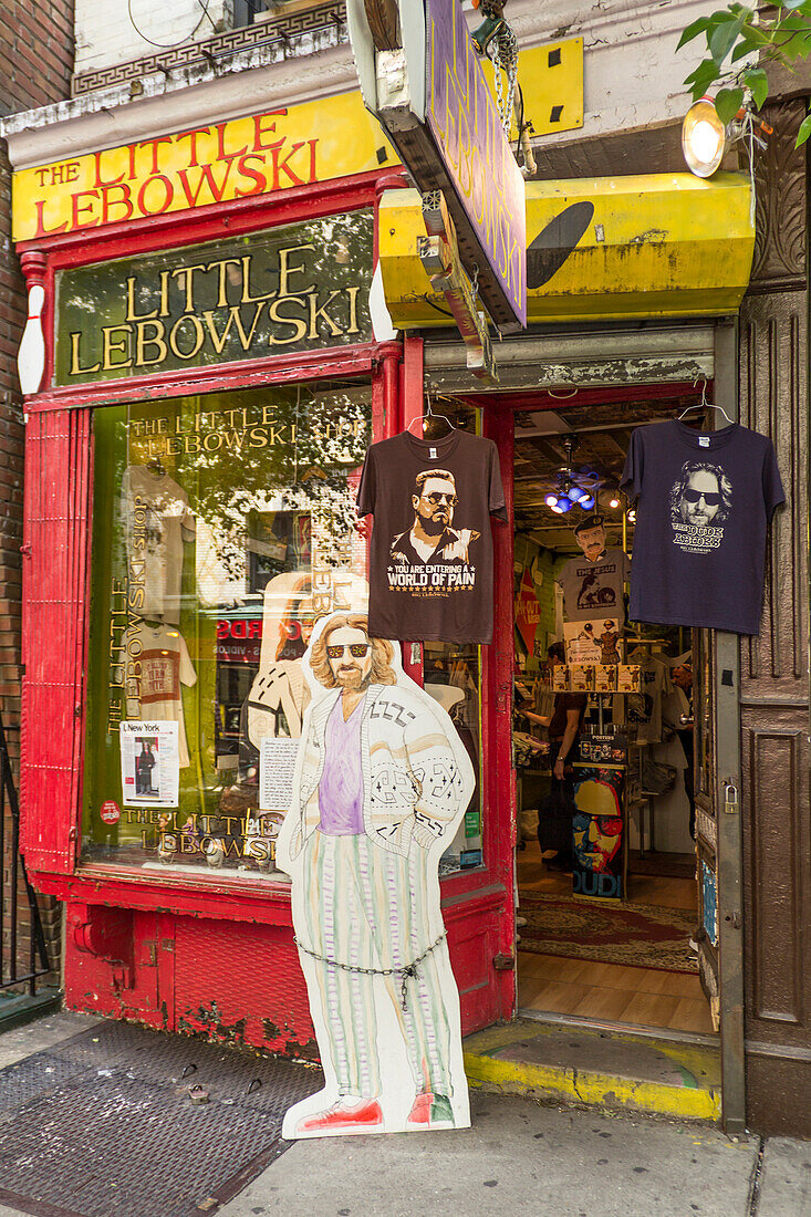 The little Lebowski Shop, Greenwich Village, Manhattan, New York City, New York, USA
