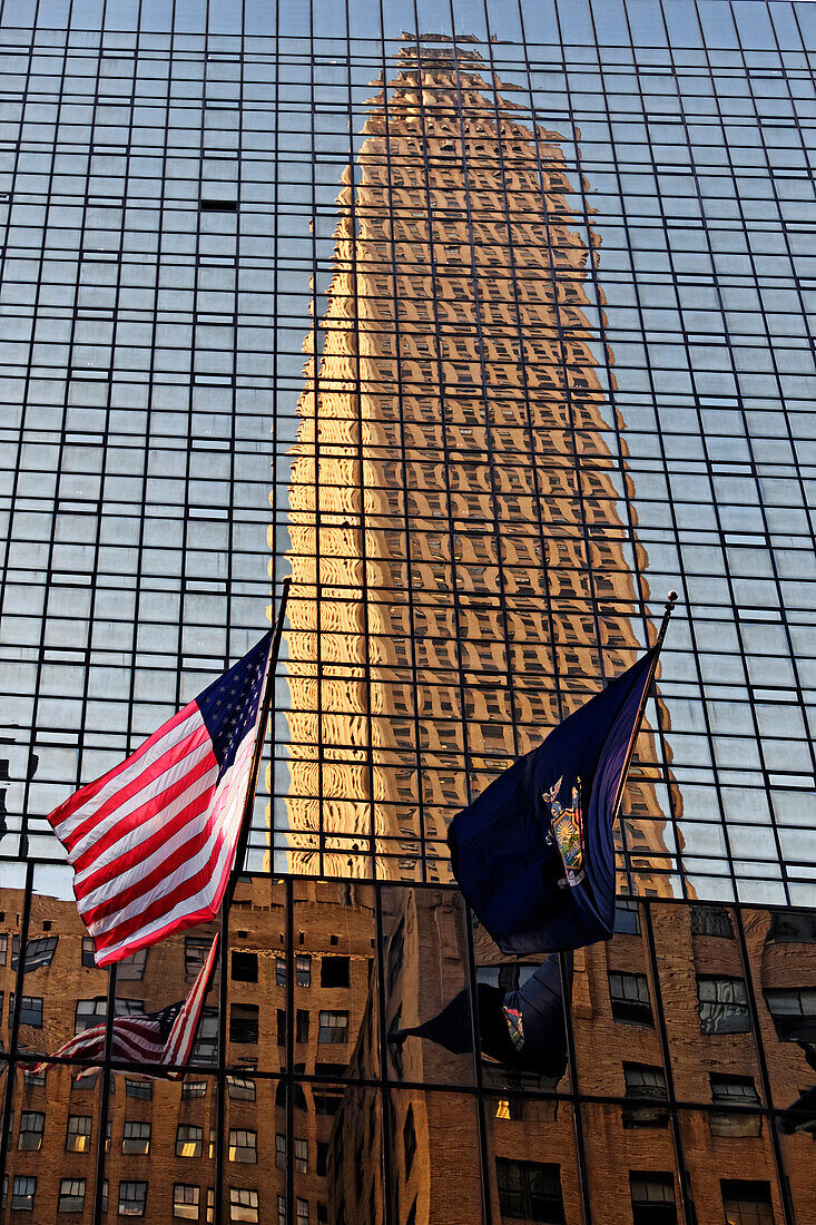 Bank of America in the 42 th street, New York City, New York, USA