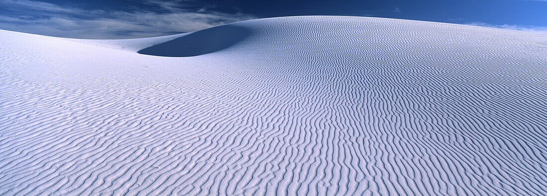 Gypsum dune at White Sands National Monument, New Mexico, USA, America