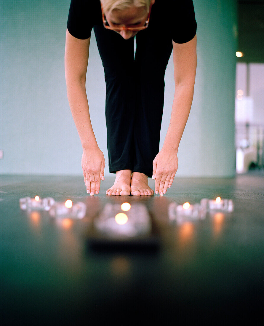 Yogaübung, Hotel Loisium Wine Spa Resort, Langenlois, Niederösterreich, Österreich