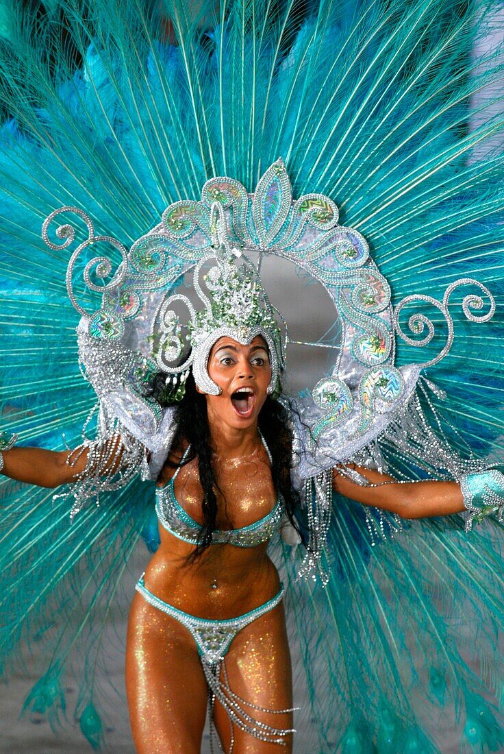 Rio carnival parade Rio de Janeiro Brazil