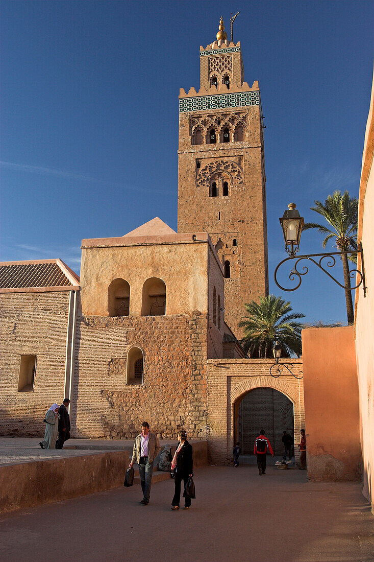 La Koutoubia minaret old city Marrakech Morocco