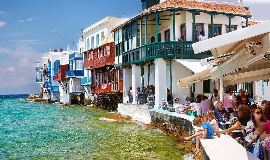 Little Venice, Mykonos, Cyklades, Greece