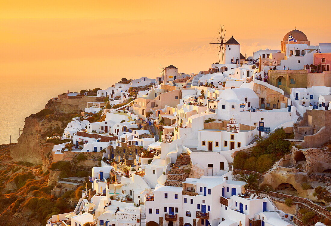 Oia village, Santorini Island, Cyclades, Greece