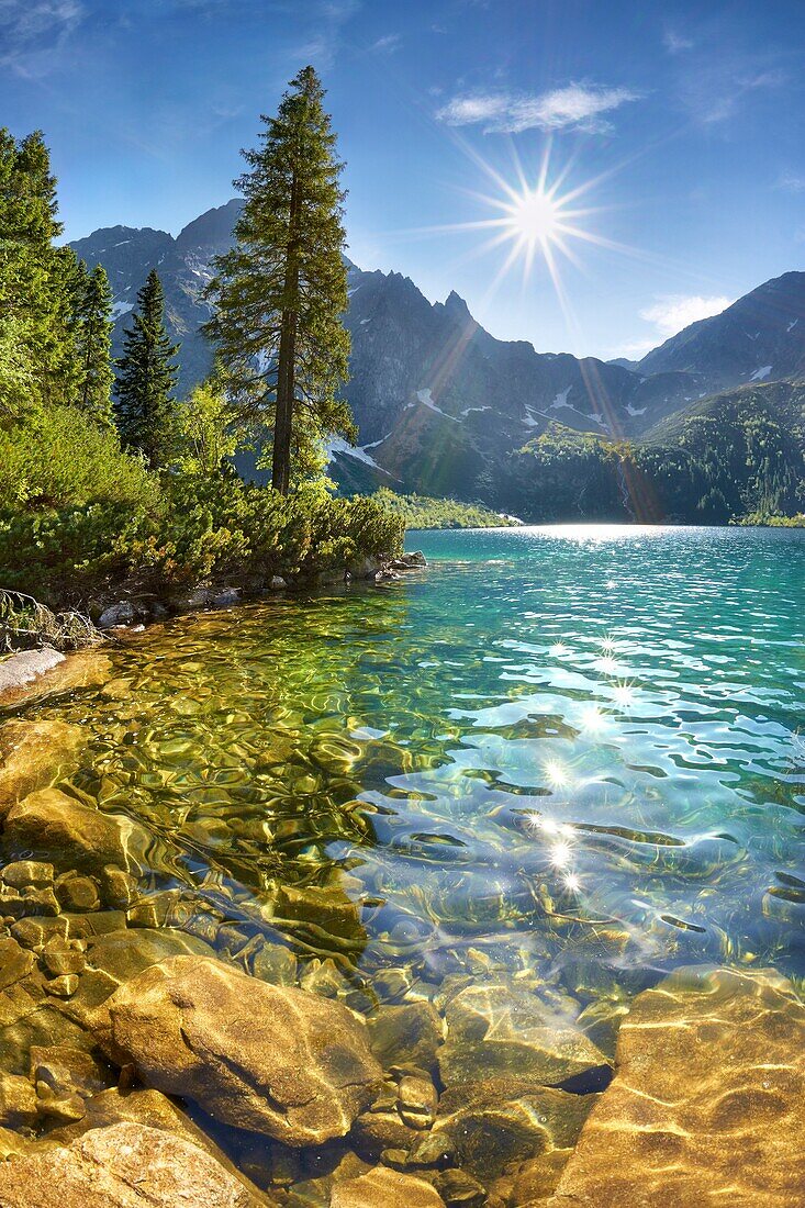 Morskie Oko Lake, Tatra Mountains, Poland, Europe