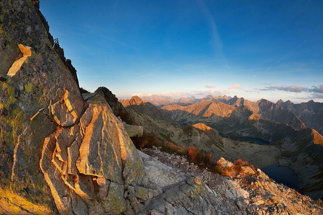 View from Swinca Peak, Tatra National Park, Poland, Europe