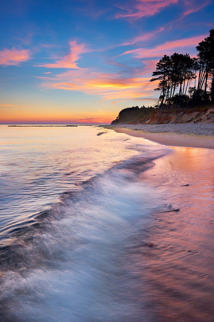 Sunrise at Baltic Sea, Poland, Europe