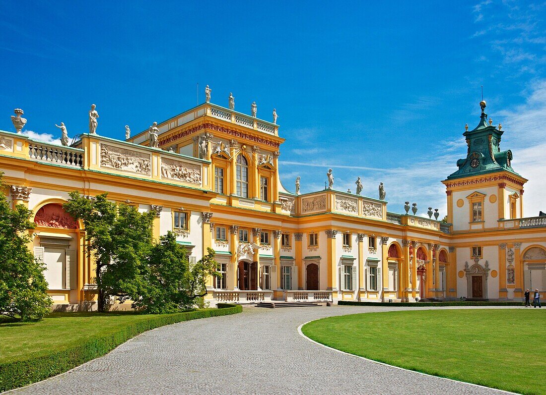Warsaw, Wilanow Royal Palace, Poland, Europe
