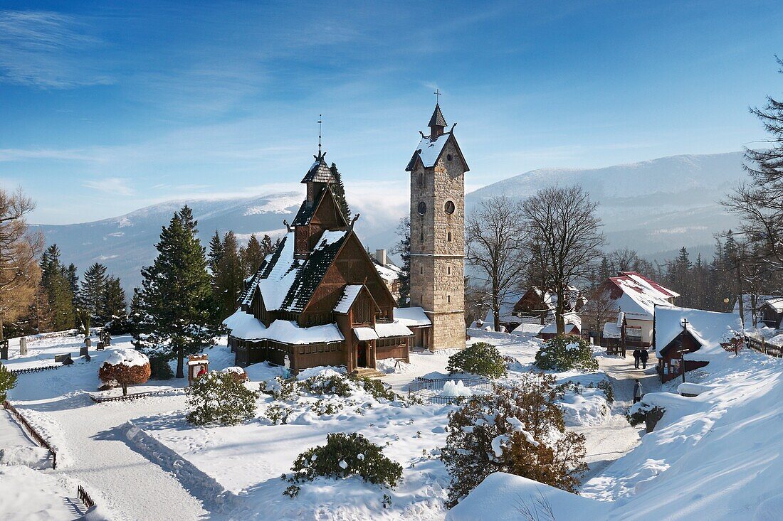 Wang chapel in Karpacz norwegian church, Karkonosze Mountains, Poland, Europe