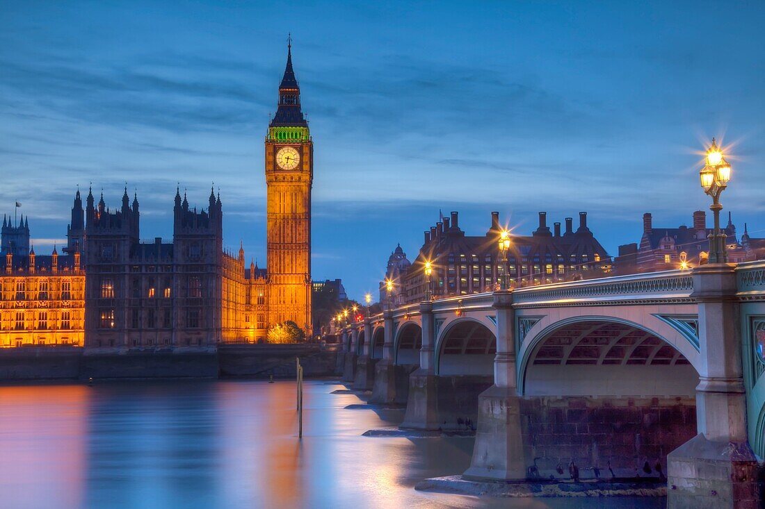 The Houses of Parliament Palace of Westminster London, England