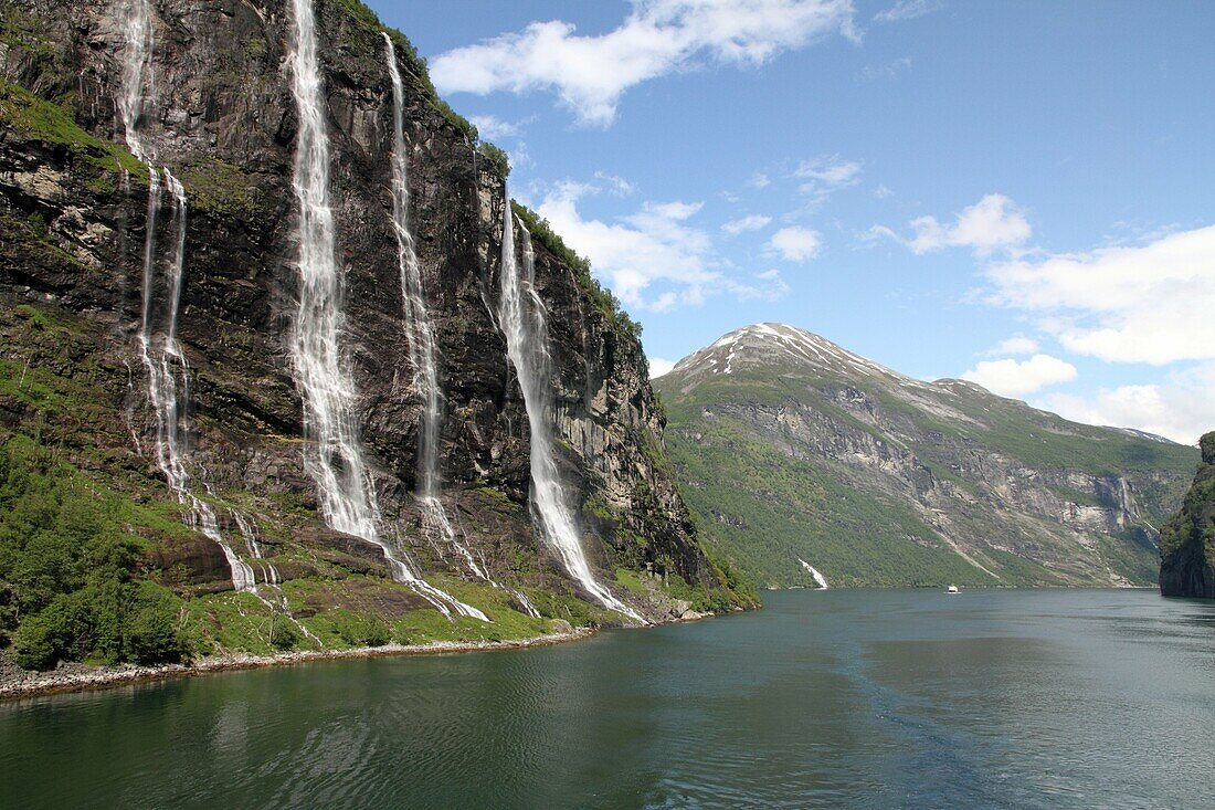 The seven sisters waterfall, Geiranger Fjord, Hellesylt Norway