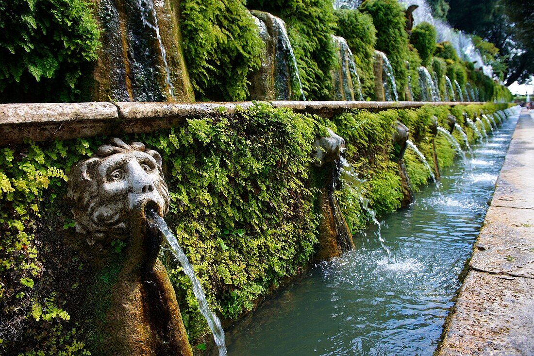 Hundred Fountains, 1569, Villa d´Este, Tivoli, Italy - Unesco World Heritage Site