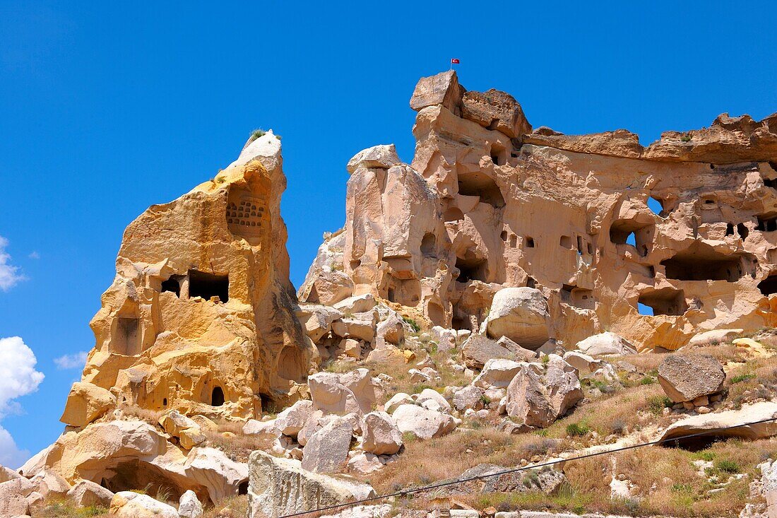 Rock Houses of Cauvsin, Cappadocia Turkey