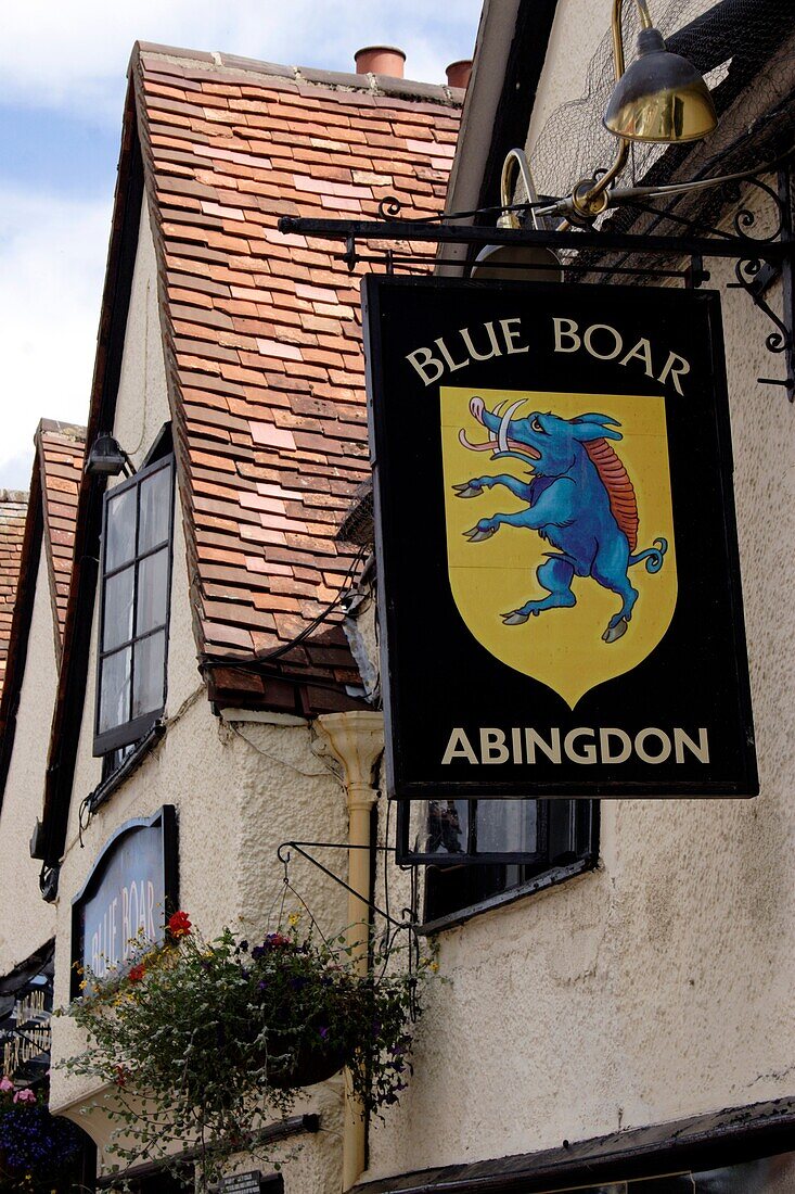 Blue Boar Pub sign Abingdon