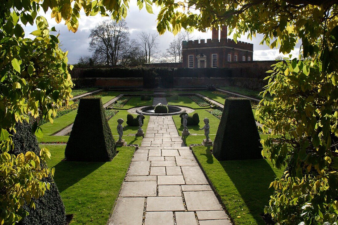 The Pond Gardens at Hampton Court Palace Surrey