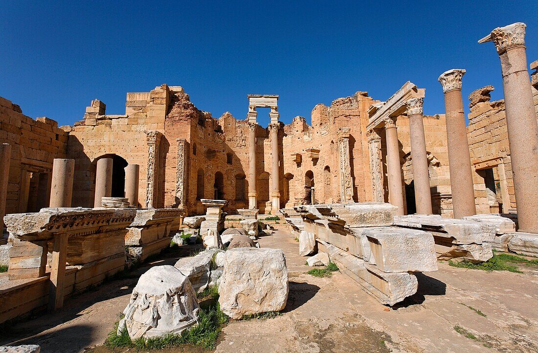 The Basilica of Severus, Leptis Magna, Libya
