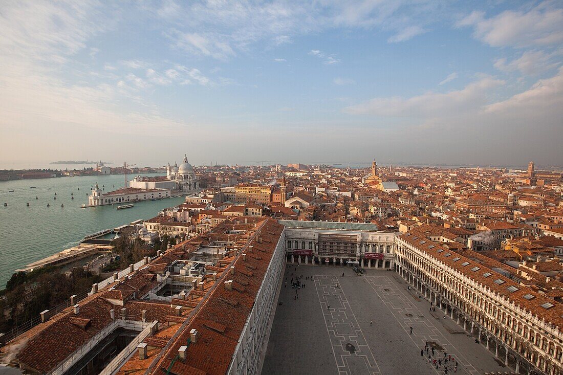 Aerial view of Venice from Saint Mark´s bell tower