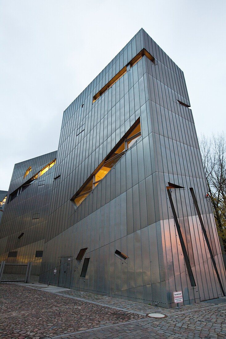 The Jewish Museum designed by the architect Daniel Libeskind, Berlin, Germany, Europe