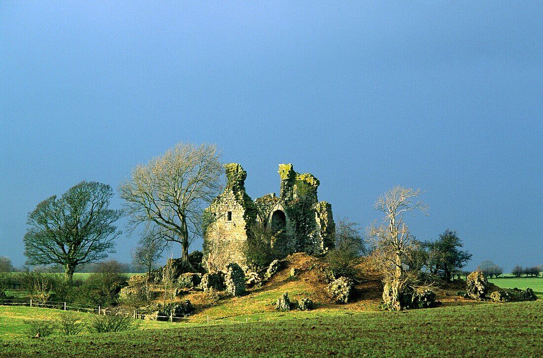 Craigie Castle near Kilmarnock, Ayrshire, in Strathclyde region of southwest Scotland, UK  Dates from 13th C