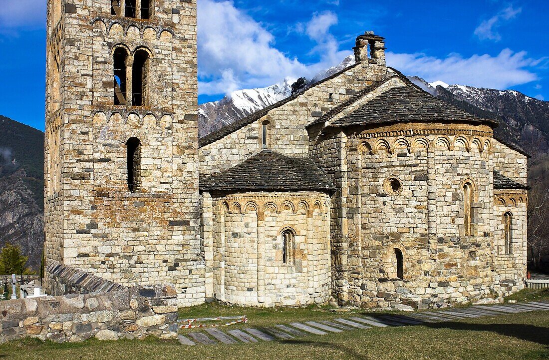 Romanesque church of Sant Climent - Taüll - Vall de Boi - Pyrenees - Lleida Province - Catalonia - Cataluña - Spain