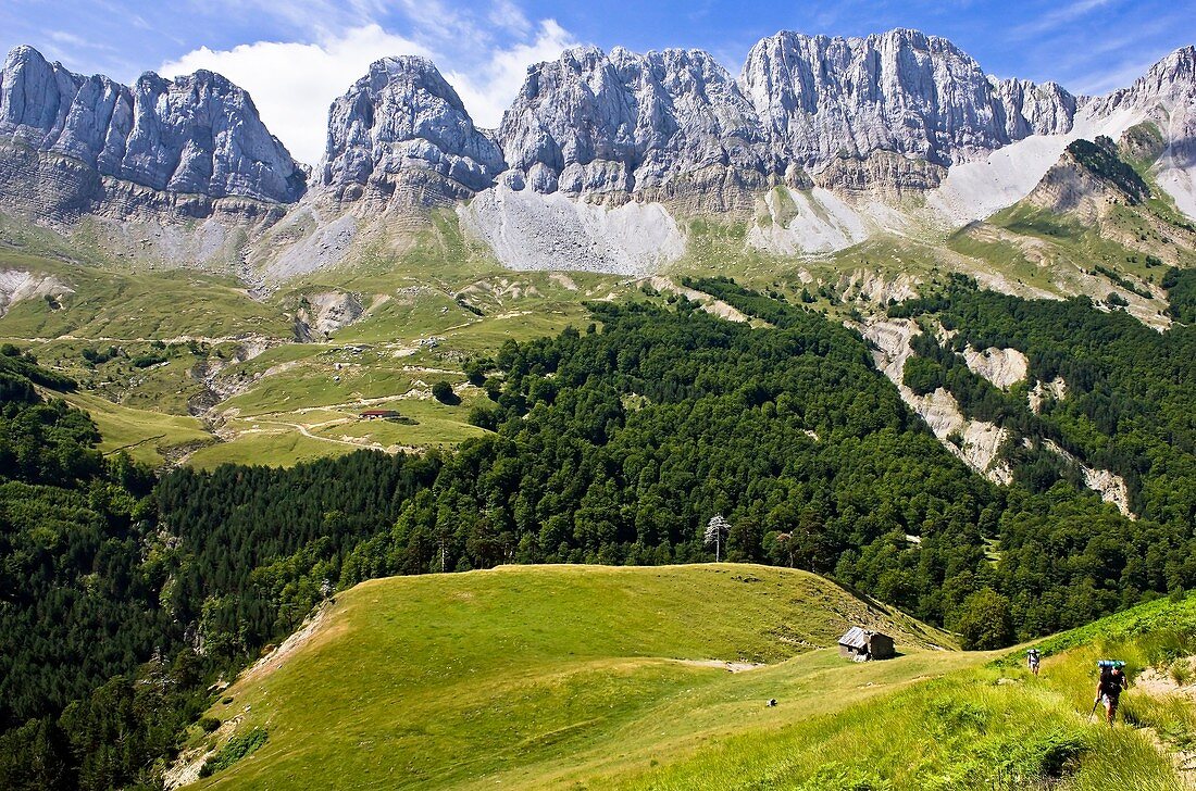 Alano Mountains - Zuriza - Anso Valley - Huesca - Aragon Pyrenees - Spain - Europe