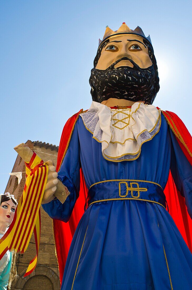 Borja village during tradicional celebration  Saragosse  Aragon, Spain