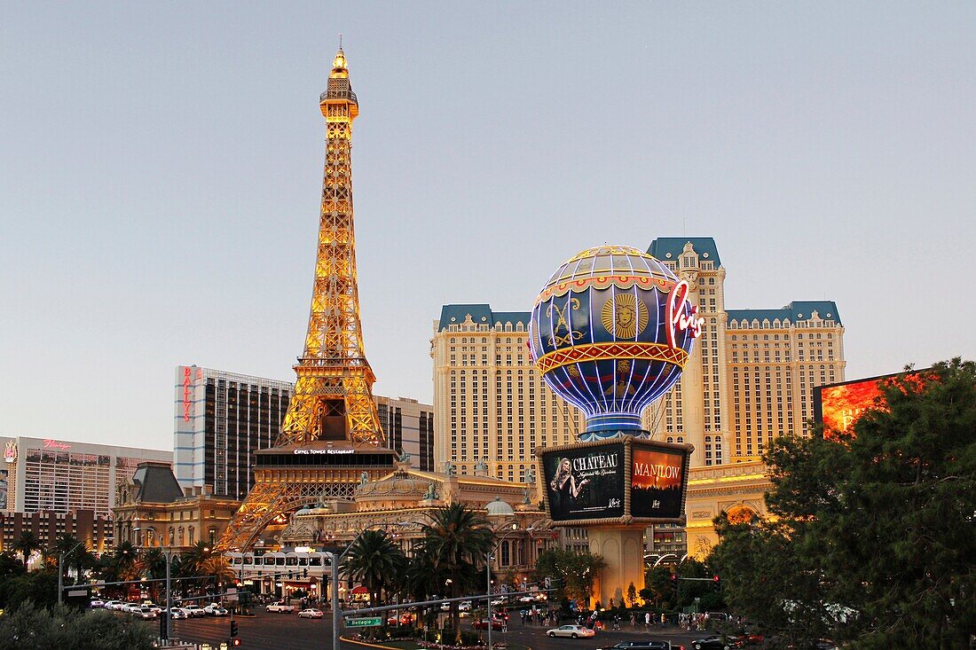 Paris Hotel and Casino, The Strip, Las Vegas, Nevada, USA