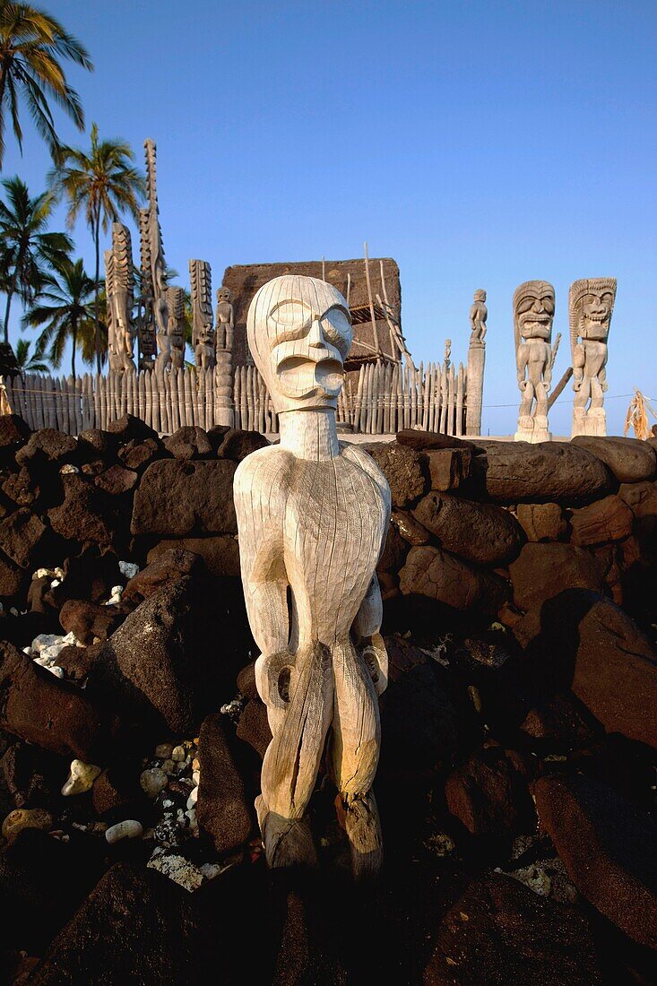 Puuhonua O Honaunau National Historical Park, City of Refuge, Island of Hawaii