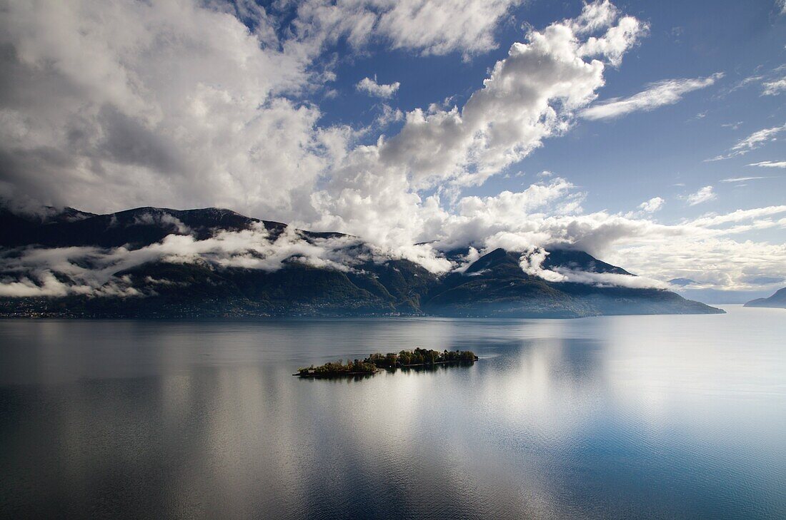 Clouds over brissago islands