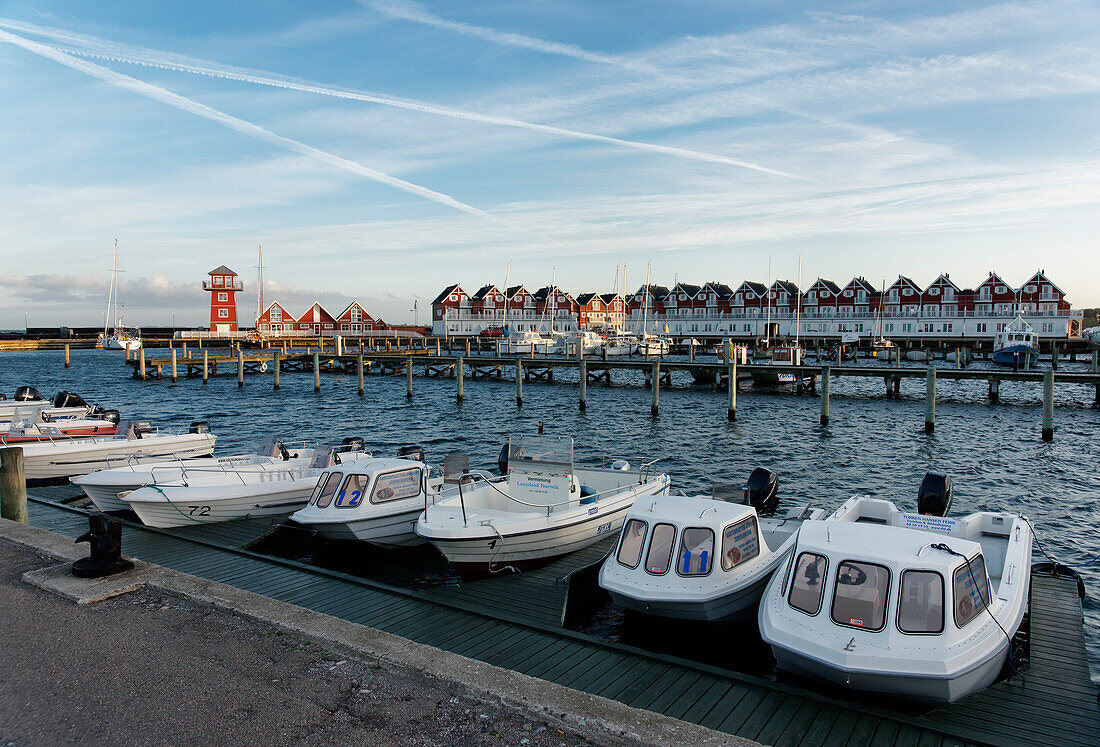 Boote im Hafen von Bagenkop, Insel Langeland, Dänemark, Europa