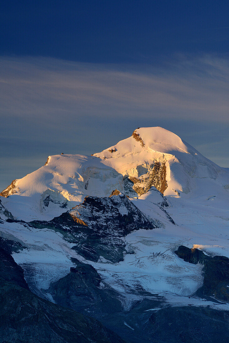 Mischabel range with Allalinhorn, Pennine Alps, Valais, Switzerland