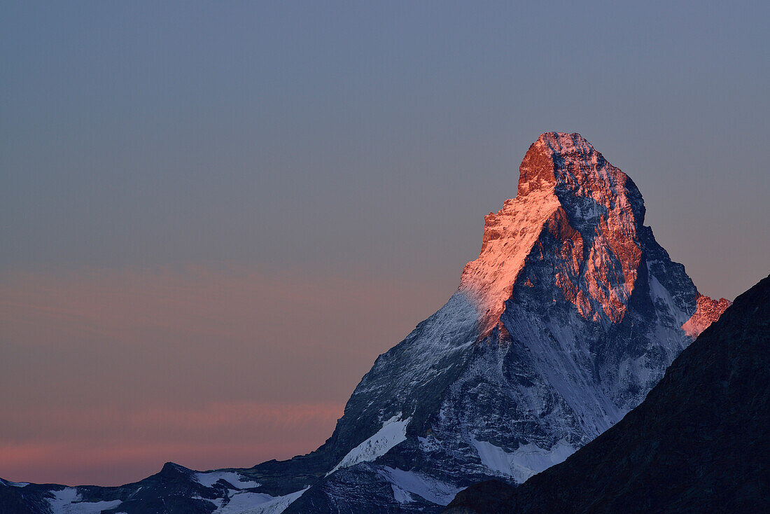 Matterhorn, Walliser Alpen, Wallis, Schweiz