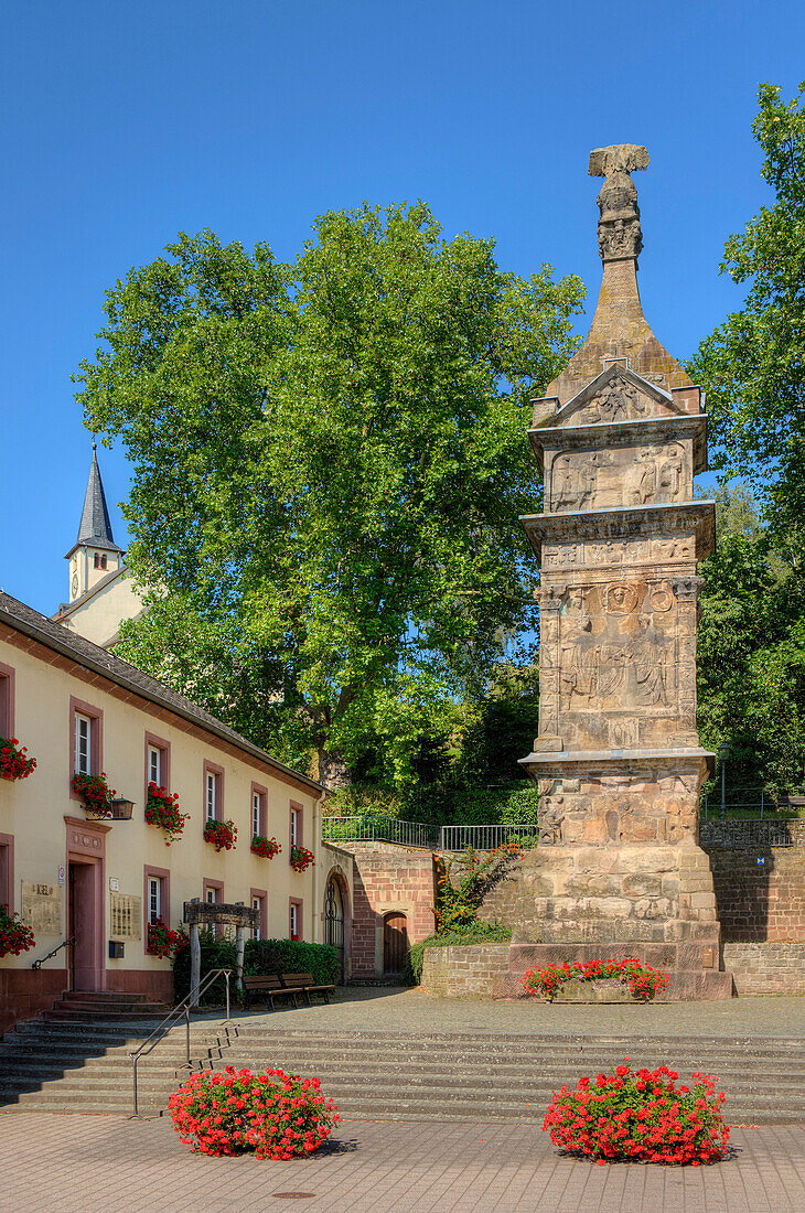 Roman Column Igel, UNESCO world heritage, Moselle, Rhineland-Palatine, Germany