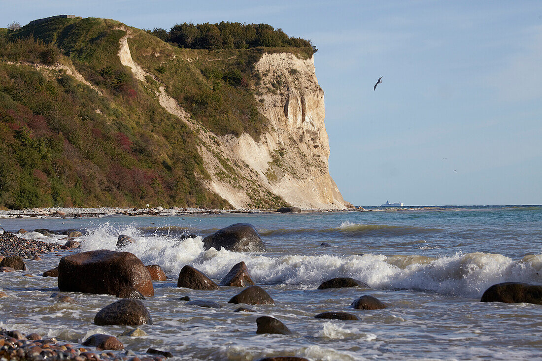 Felsküste am Kap Arkona, Halbinsel Wittow, Insel Rügen, Ostseeküste, Mecklenburg Vorpommern, Deutschland, Europa