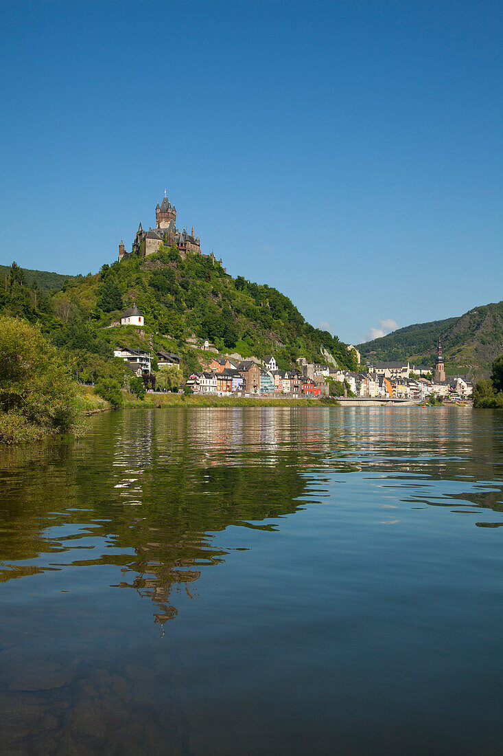 Reichsburg near Cochem, Mosel river, Rhineland-Palatinate, Germany