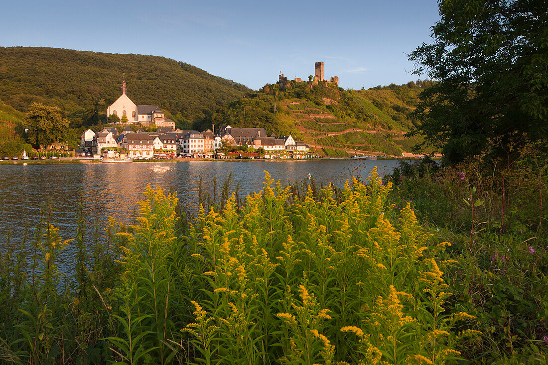 Beilstein mit Burg Metternich, Mosel, Rheinland-Pfalz, Deutschland