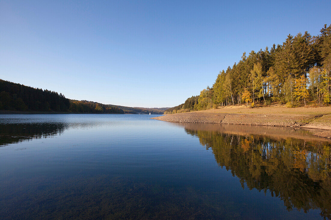 Sorpesee, bei Sundern, Sauerland, Nordrhein-Westfalen, Deutschland