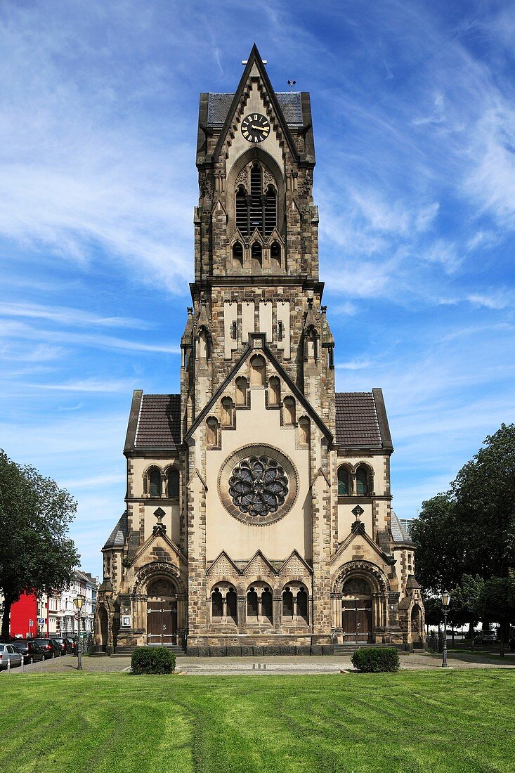 D-Krefeld, Rhine, Lower Rhine, Rhineland, North Rhine-Westphalia, NRW, Luther church, evangelic church