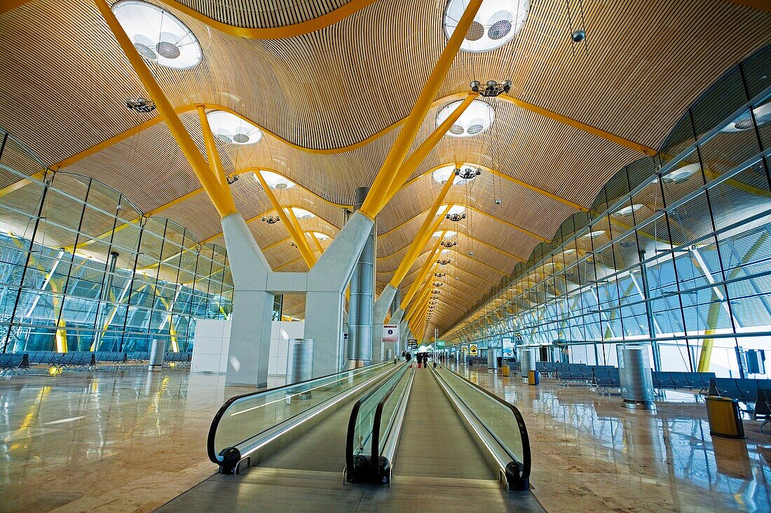 Madrid Barajas Airport, Terminal 4 t4 , Madrid, Spain.