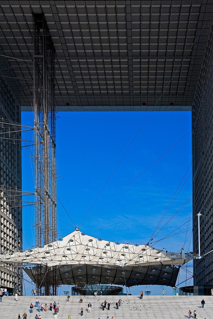 Great Arch  La Defense  Paris  France.