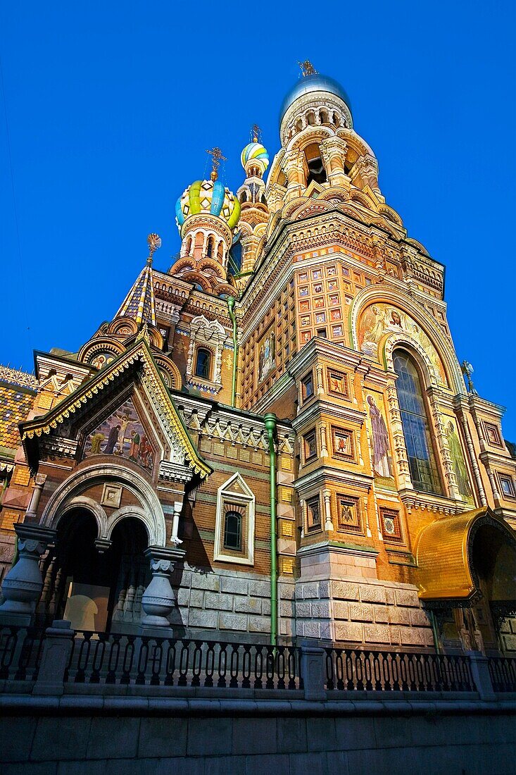 Church of the Bleeding Savior  St  Petersburg  Russia.